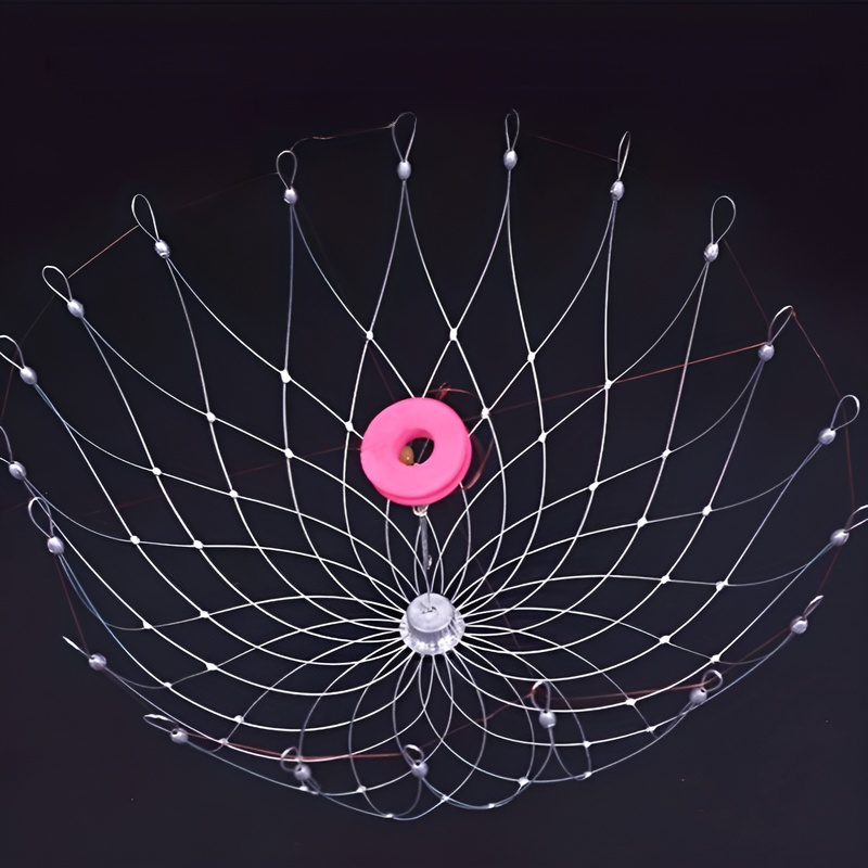 自動開閉式カニ漁網 鋼線製 漁獲用カゴ