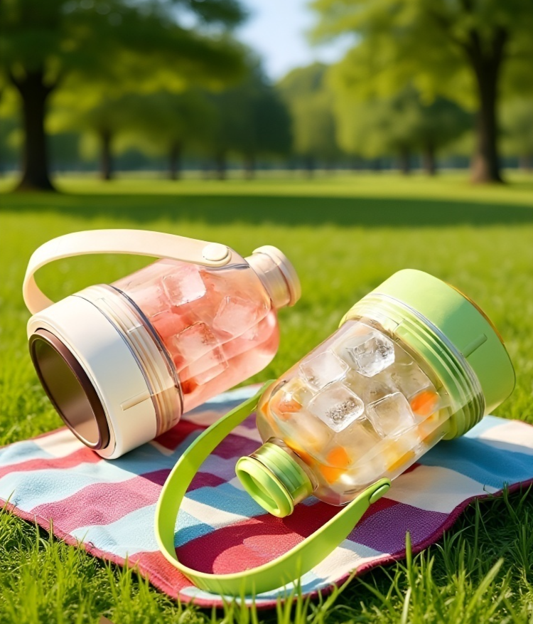 Creative Summer Dumpling Cup used at picnic