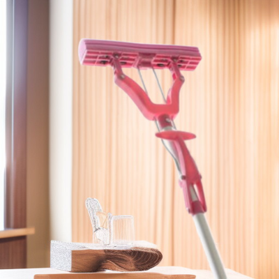 PVA sponge mop with folded head