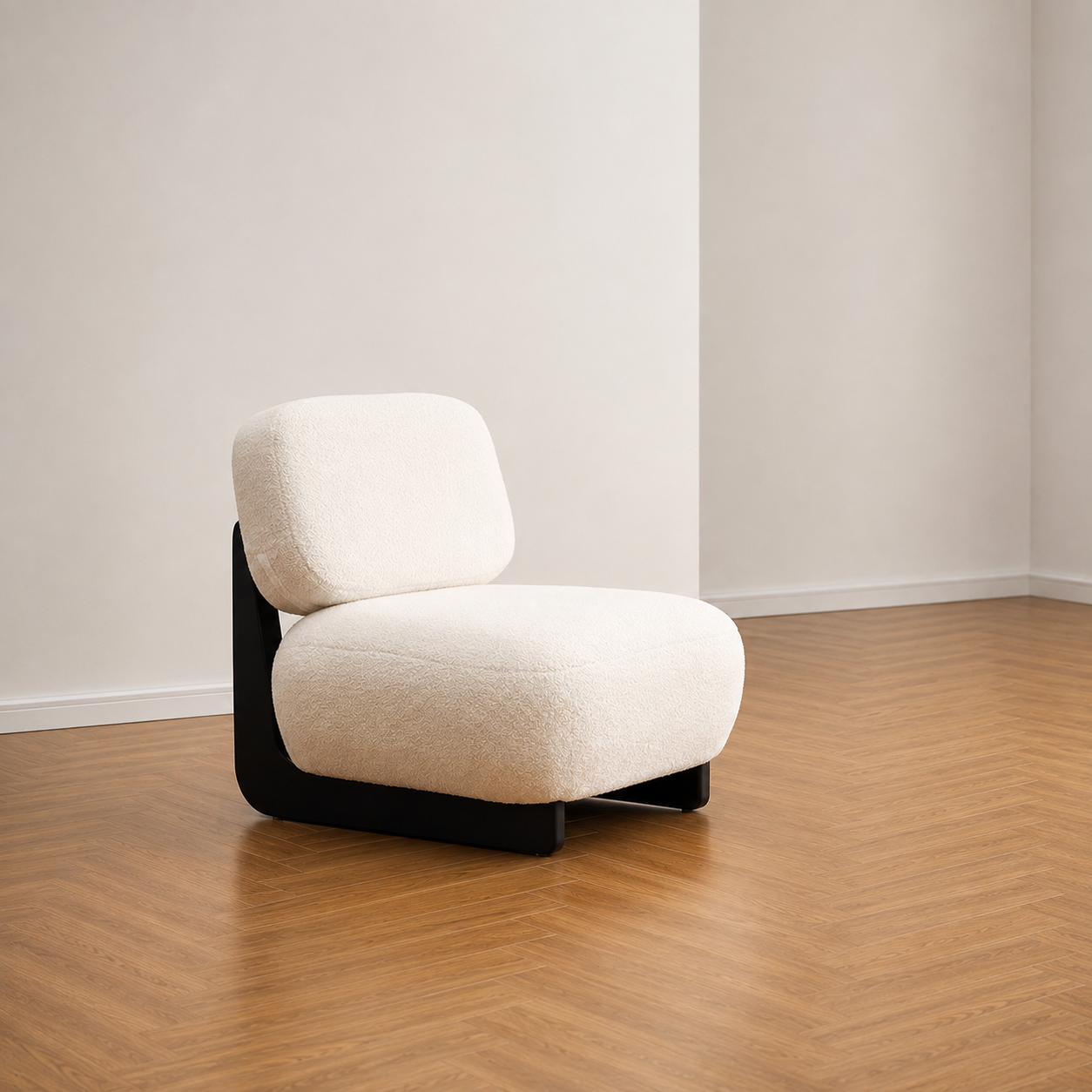Bequemer Sessel aus Naturmaterialien