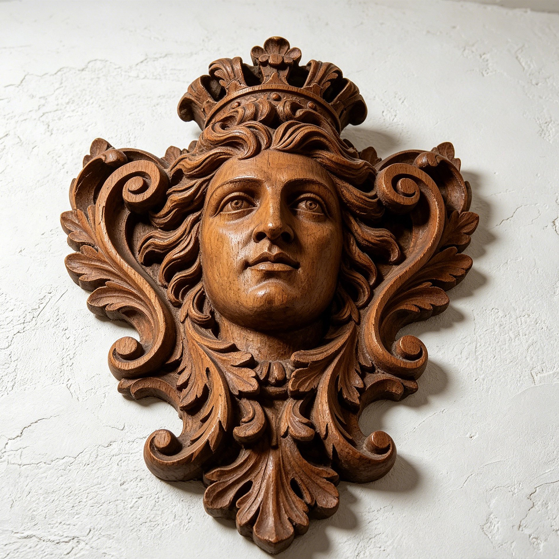 Handgeschnitzter Wandbehang aus Dongyang-Holz