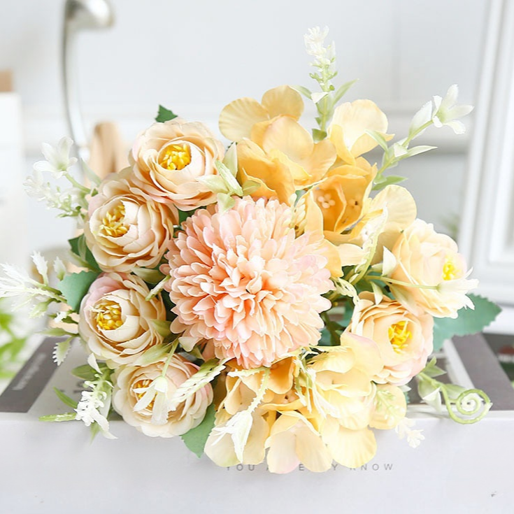 수공예 인조 꽃다발