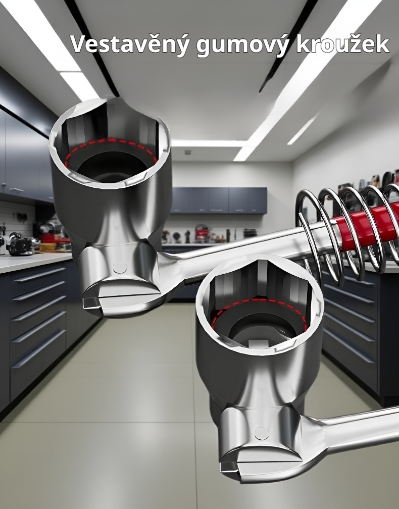 Praktický klíč na spojky – robustní konstrukce