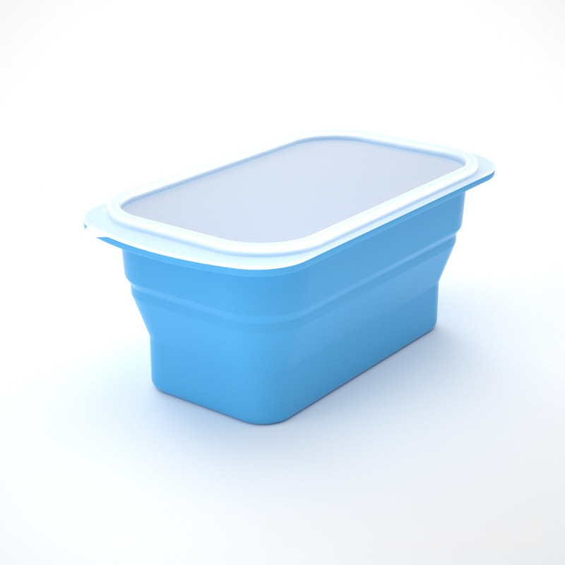 Household 4-Grid Ice Cube Tray with Lid
