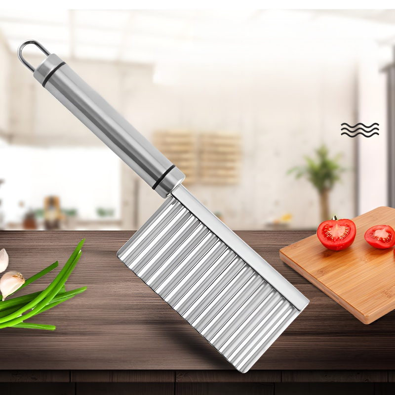 エレガントな鋭い刃先のステンレス製野菜・じゃがいもカッター