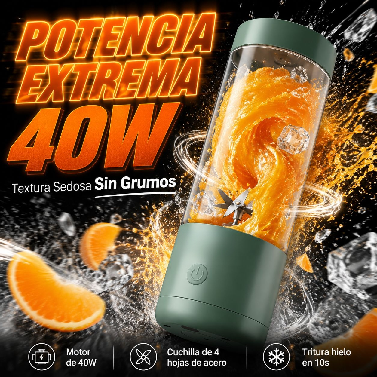 Vaso exprimidor mini, importado de Corea, fácil de manejar