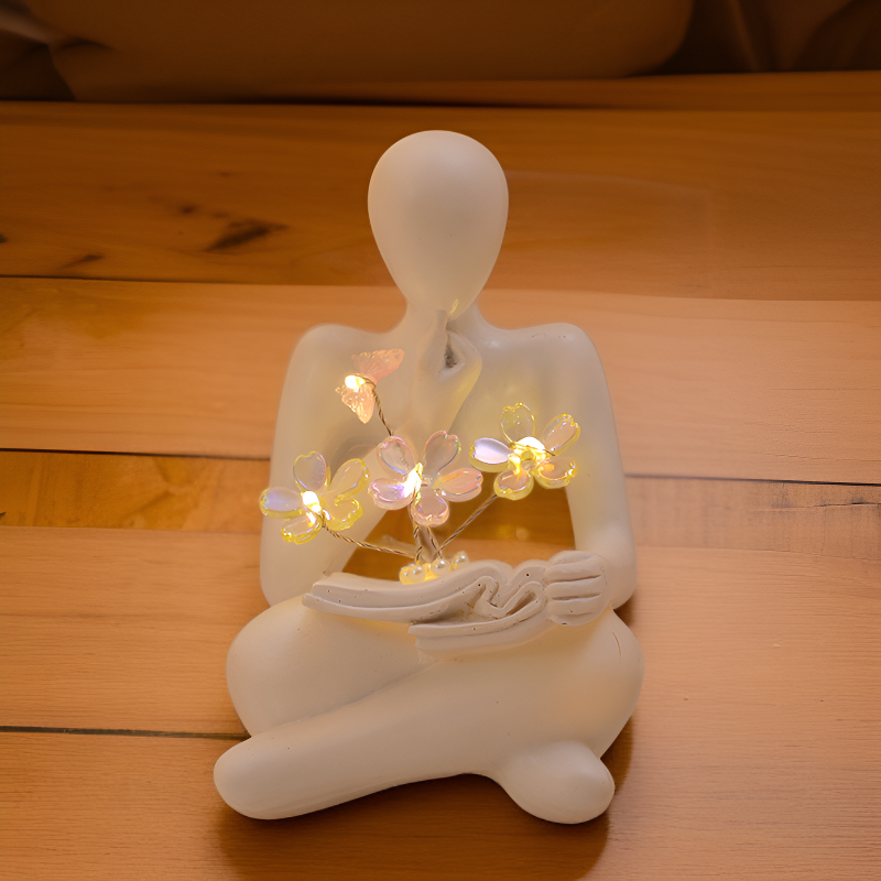 은은한 빛을 비추는 명상용 야간 조명