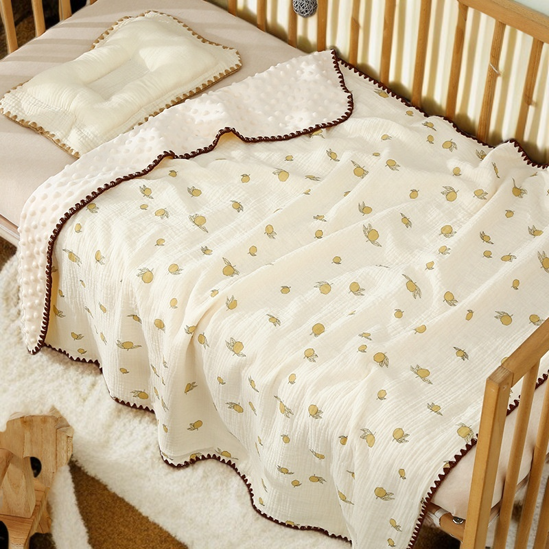 寶寶睡覺使用純棉紗布蓋毯