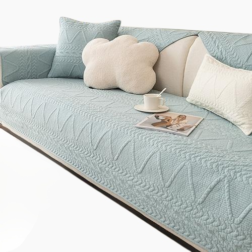 펜션 사계절 공용 소파 매트 면 자카드 쿠션 소파 커버 커버 논슬립 워싱 소파 패드