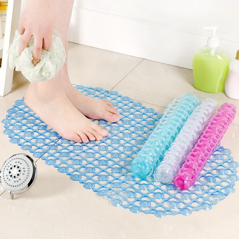 Anti-slip silicone bathroom mat