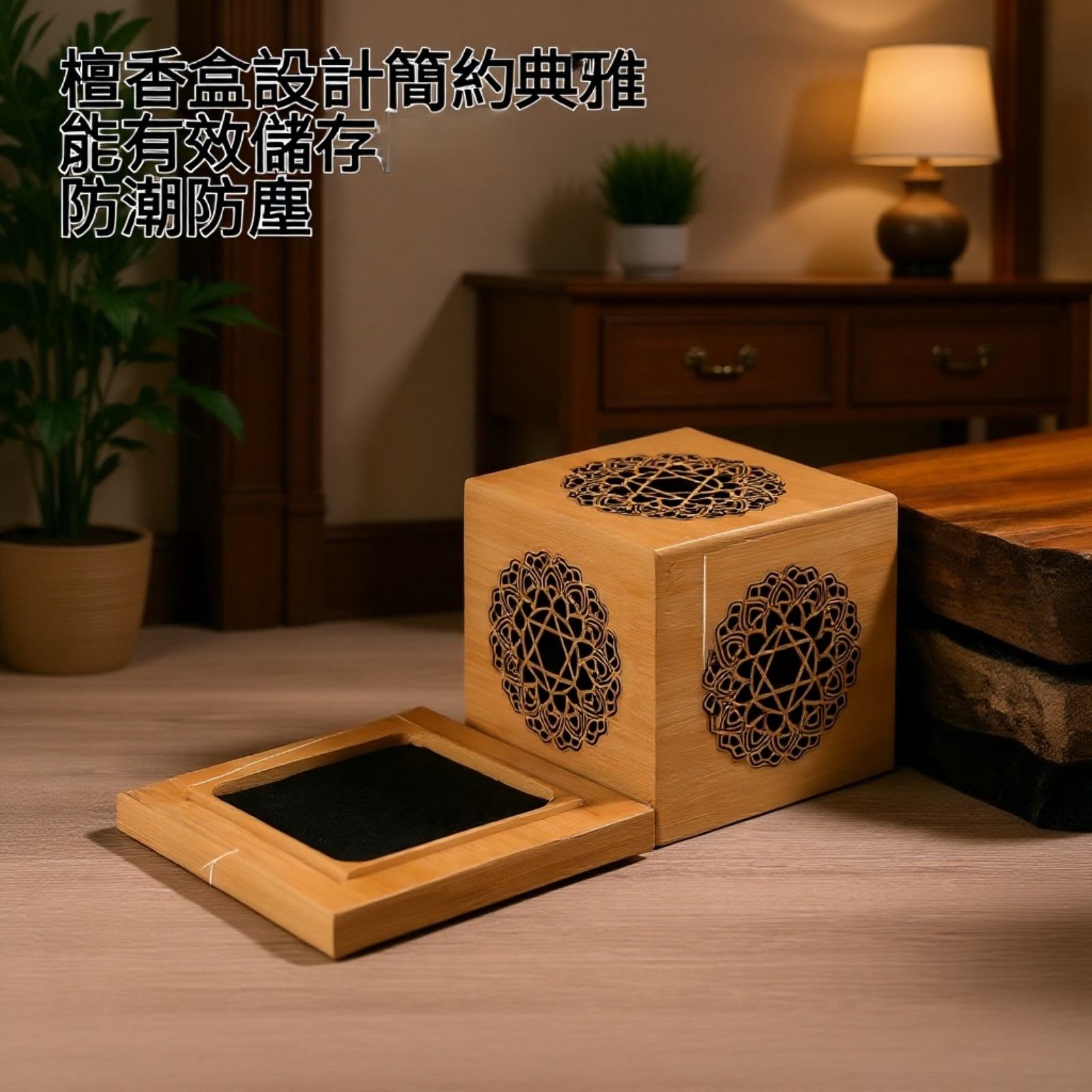 竹木製檀香盒