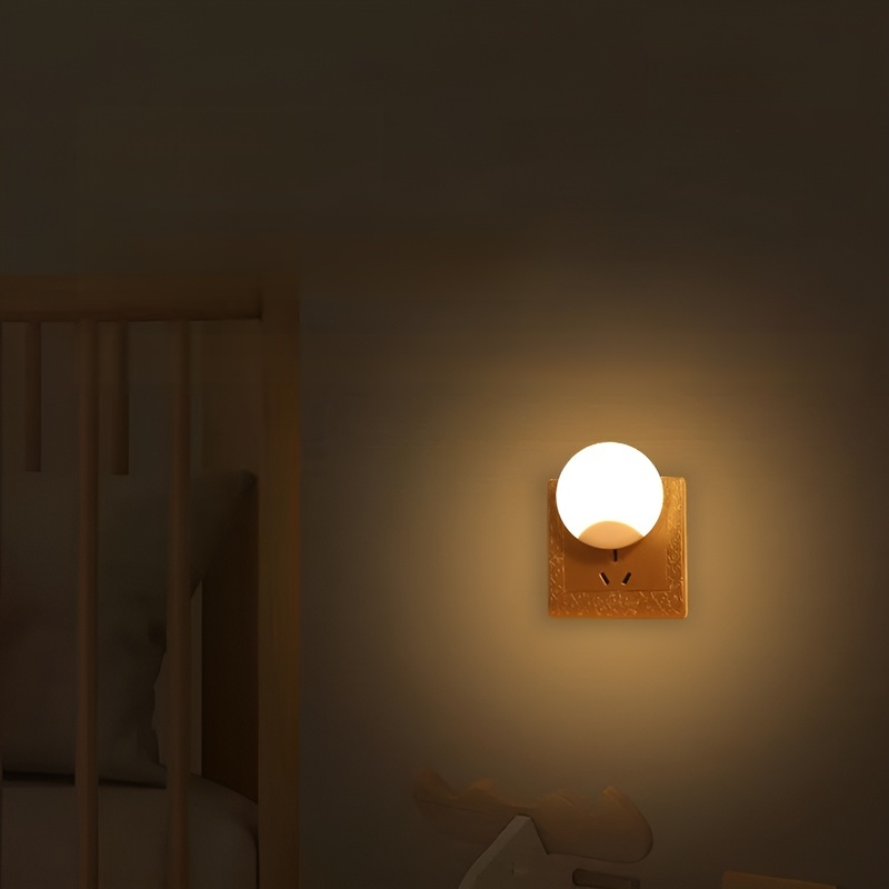 LED Nachtlicht mit Lichtsteuerung, energiesparend, für den Schlafbereich