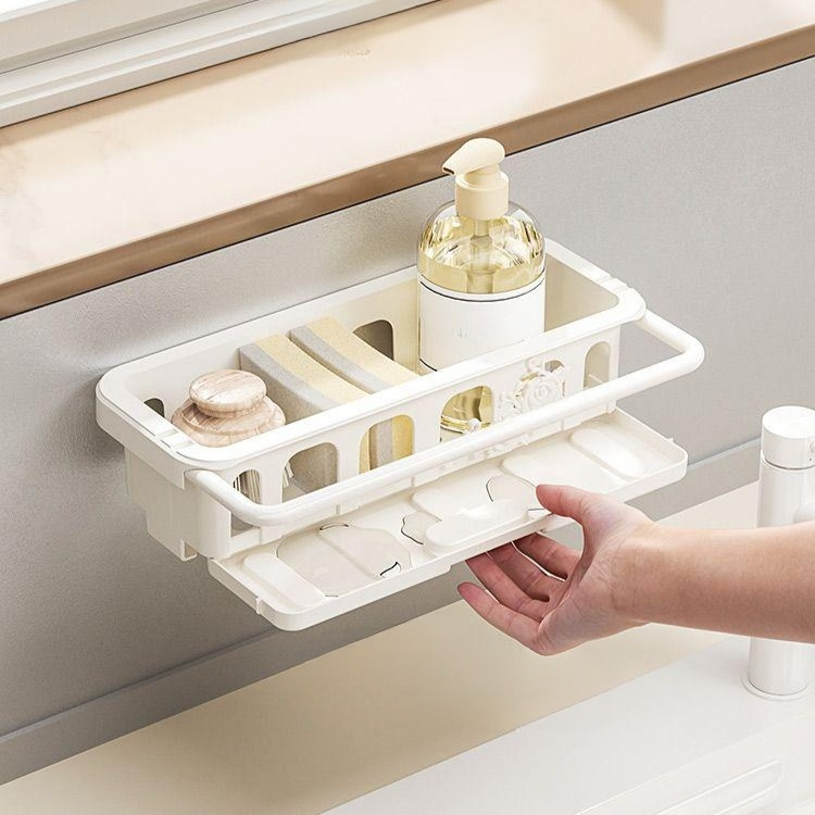 주방 벽걸이 접이식 쓰레기통 