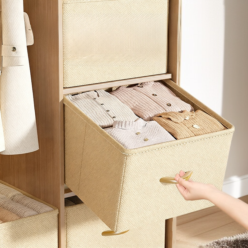 Domácí skládací úložná krabice na oblečení