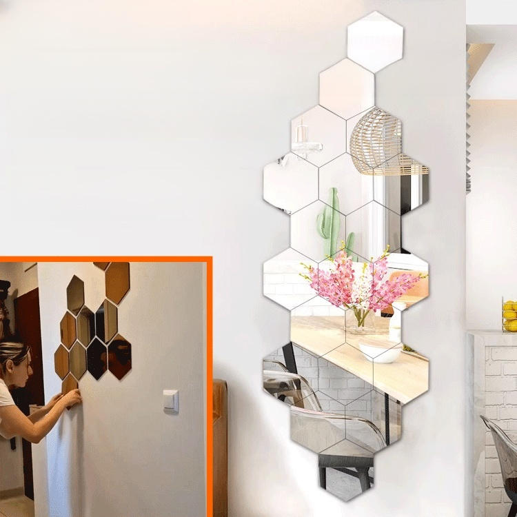 Artistic Acrylic Mirror Wall Stickers