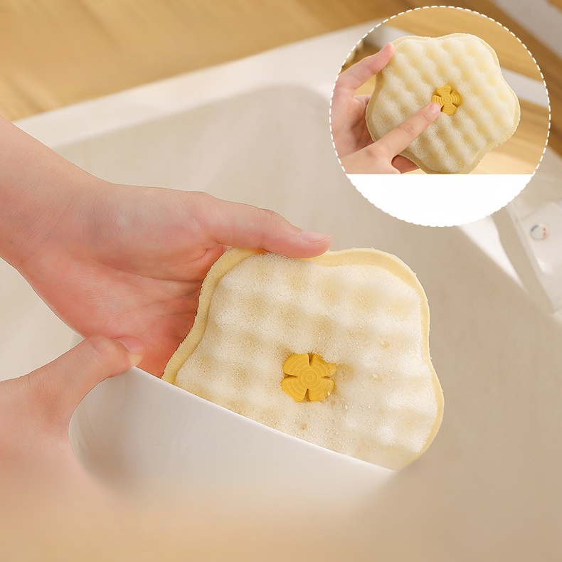 แปรงล้างจานอเนกประสงค์กำจัดคราบน้ำมัน