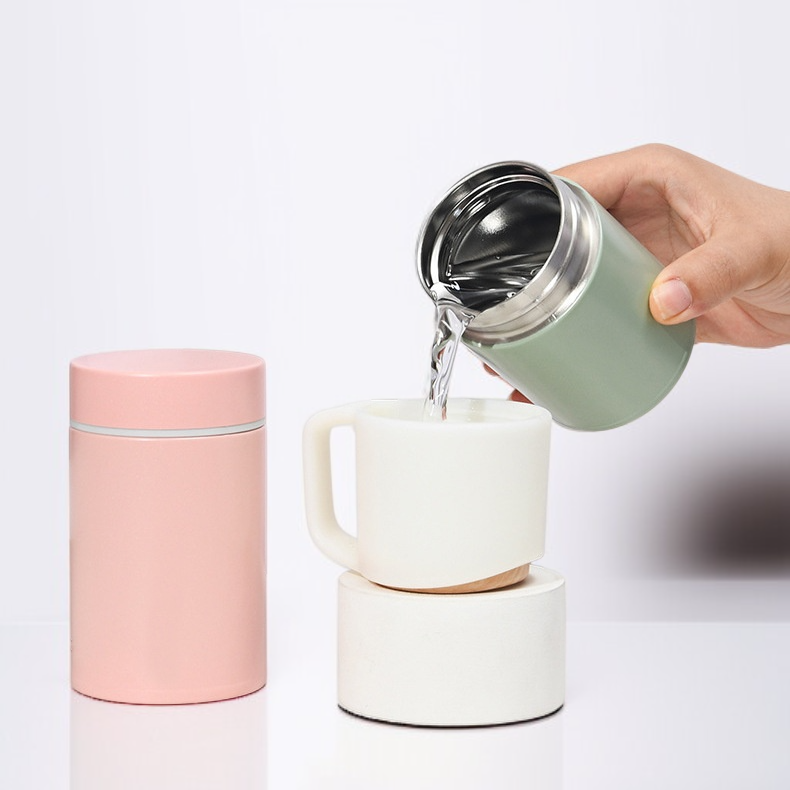 트레멜라 비커 260ml 미니 휴대용 보온컵