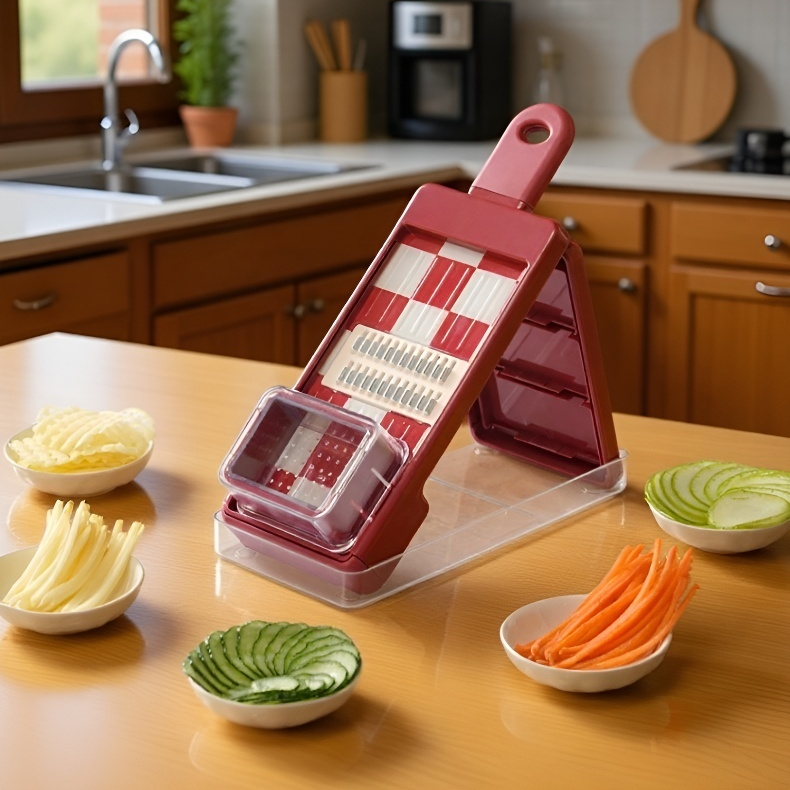 Rallador 4 en 1 apto para diferentes tipos de alimentos