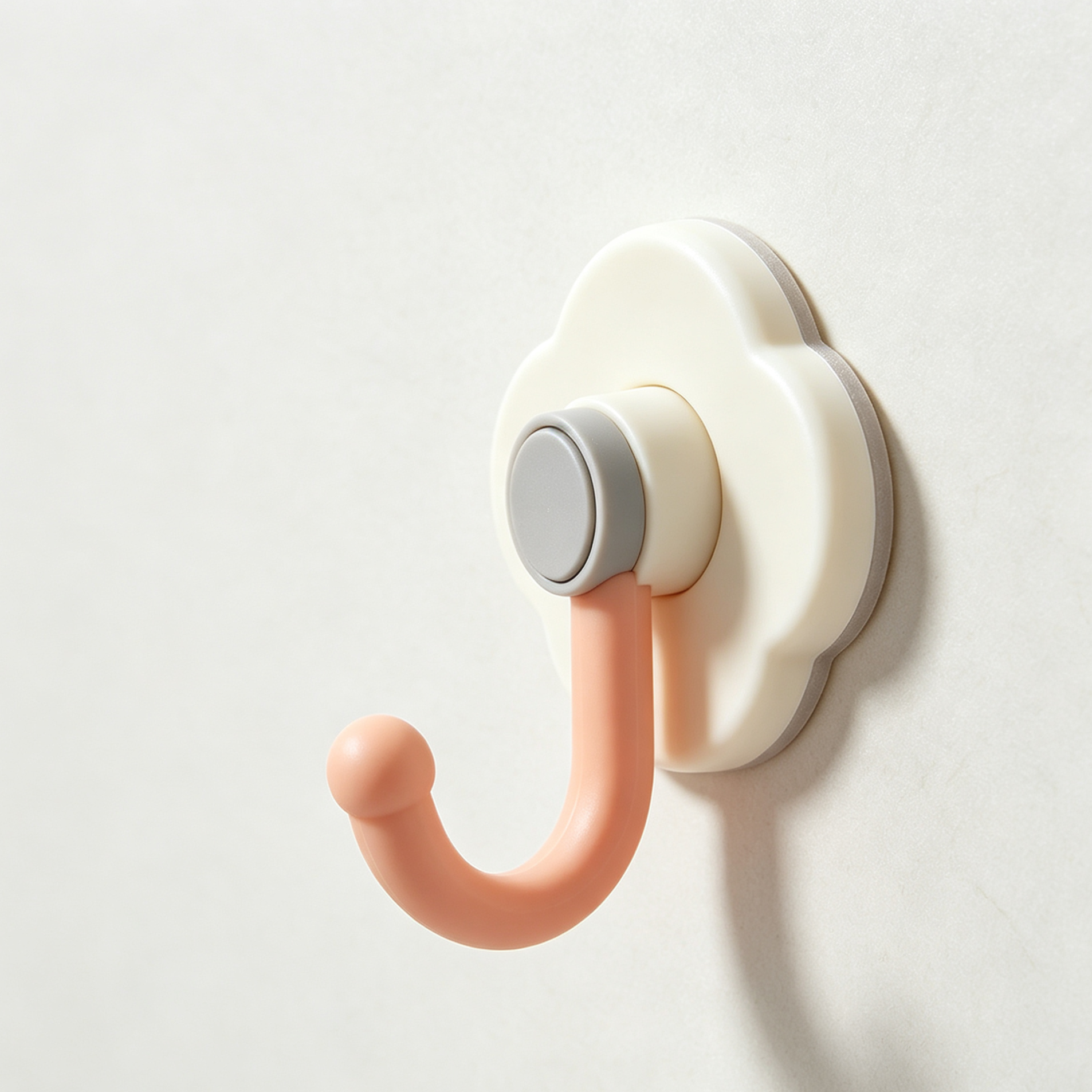 Easy to install cloud-shaped wall hooks for home organization