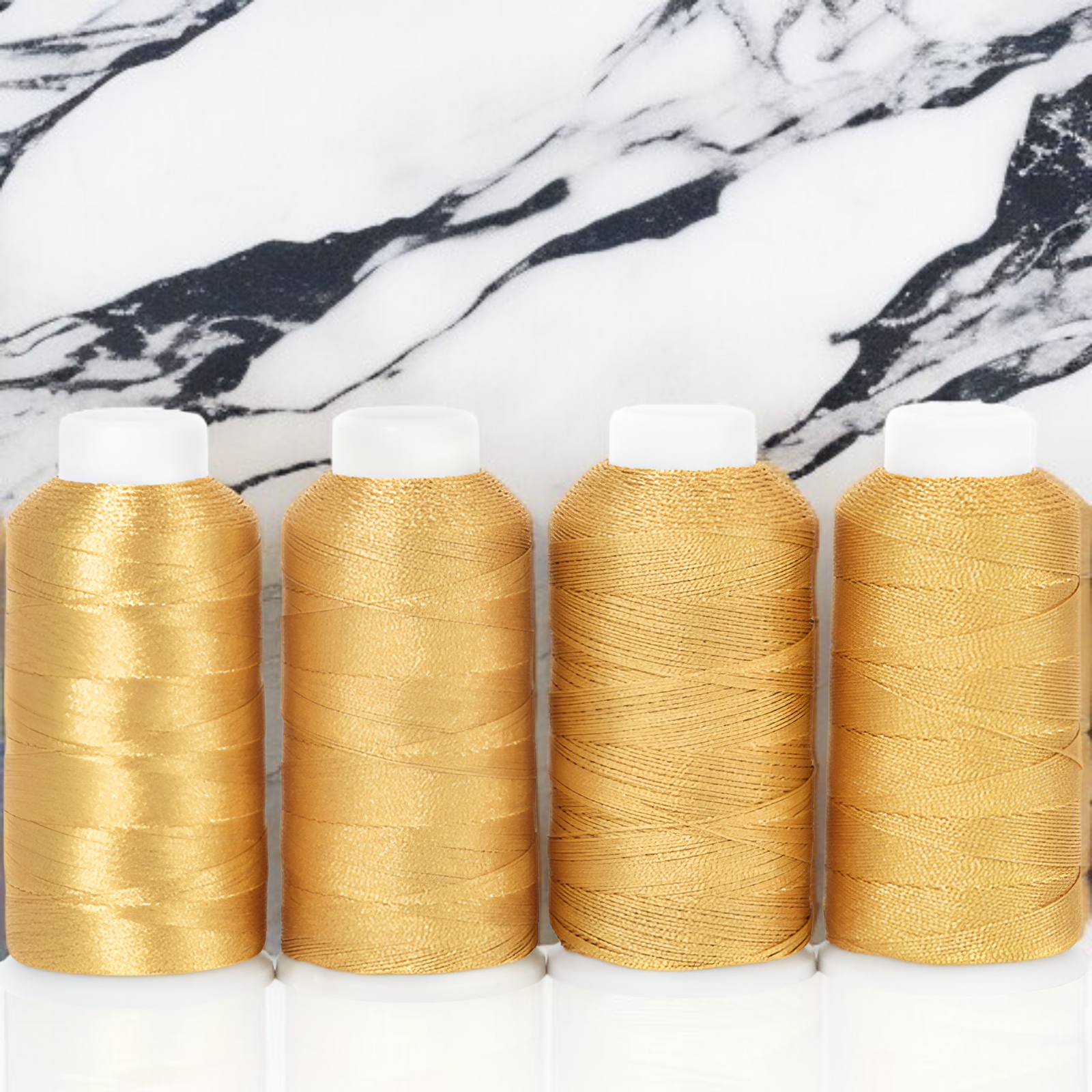 Hand embroidery using gold and silver thread