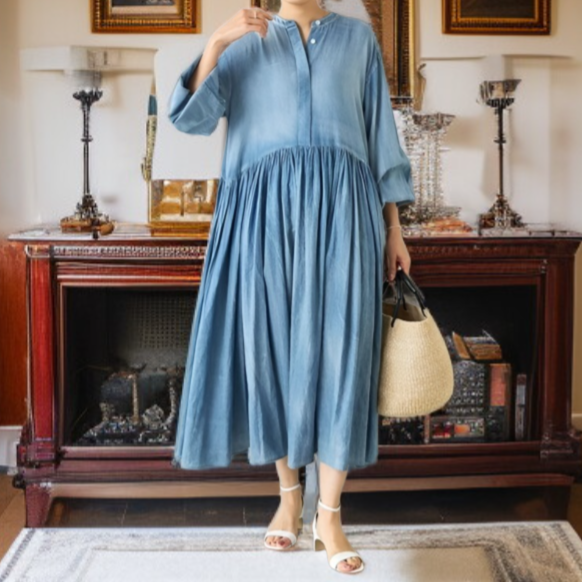 エレガントな春夏レディースドレス