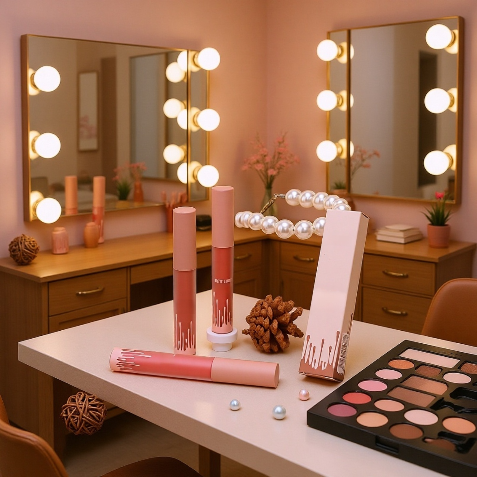 4色から選べるリキッドマットリップカラーバリエーション