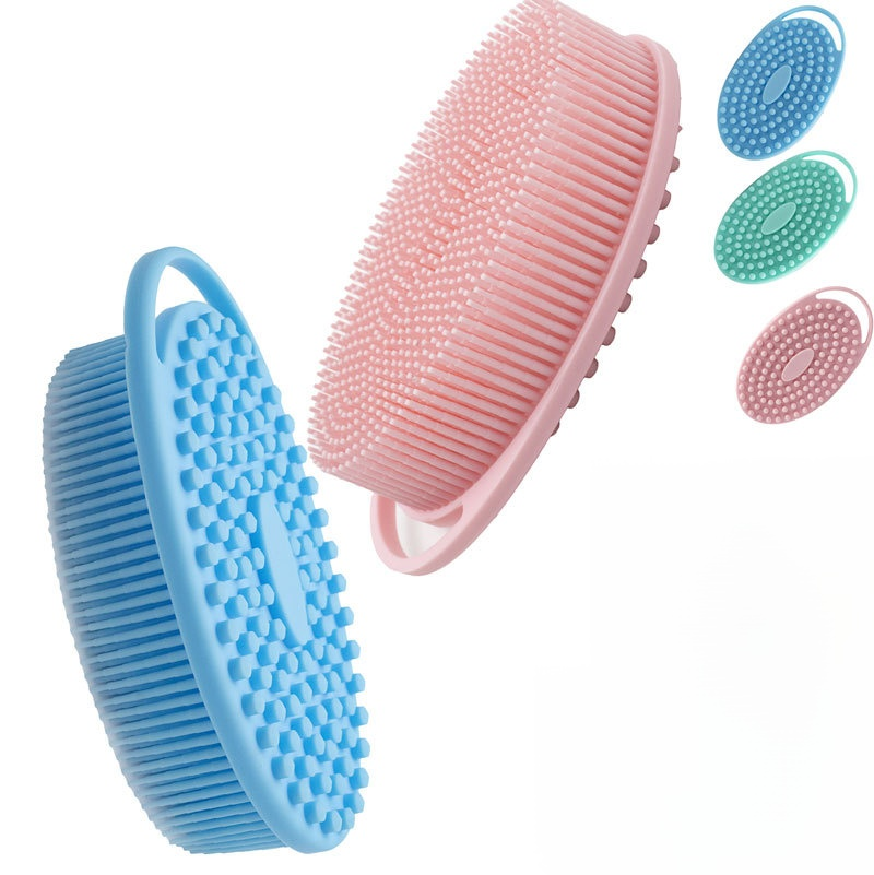 Infant Soft Bristle Silicone Sensory Bath Brush
