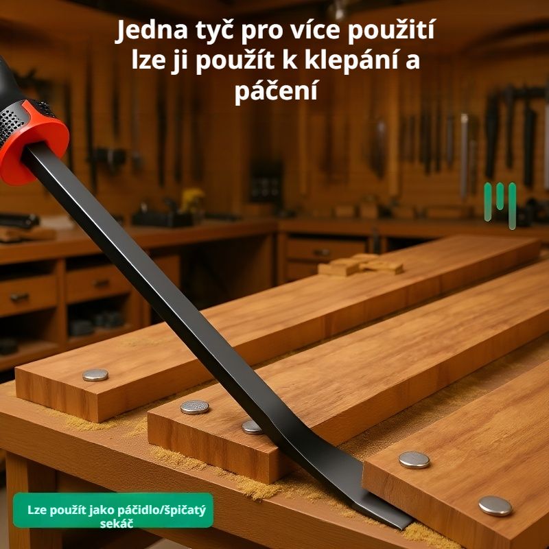 Autoservisní páčidlo na demontáž pneumatik, konverzní kužel pro šroubovák