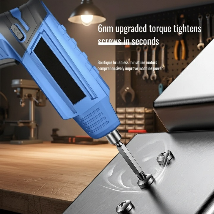 Multi-Functional Mini Electric Screwdriver for Home Use