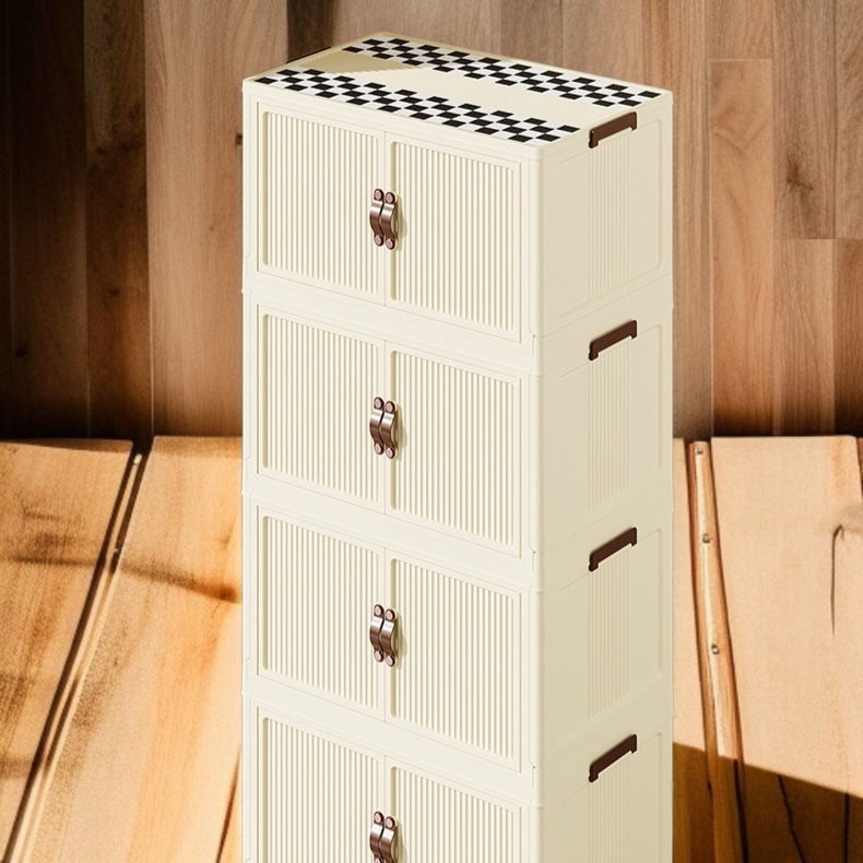 가정용 라지 접이식 수납함 선반 정리함 간식 수납장 사물함 장난감 수납함