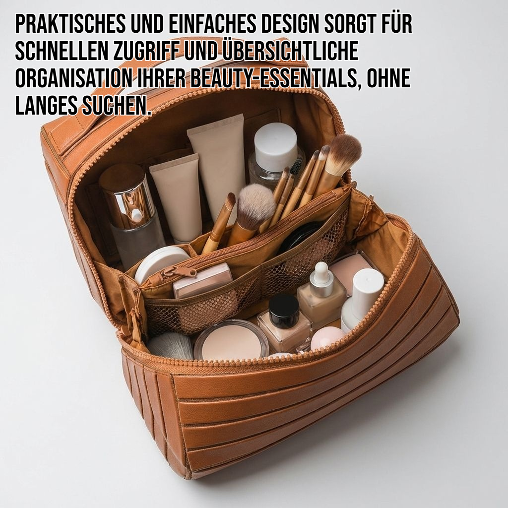Einfache, praktische Kosmetiktasche mit großem Fassungsvermögen