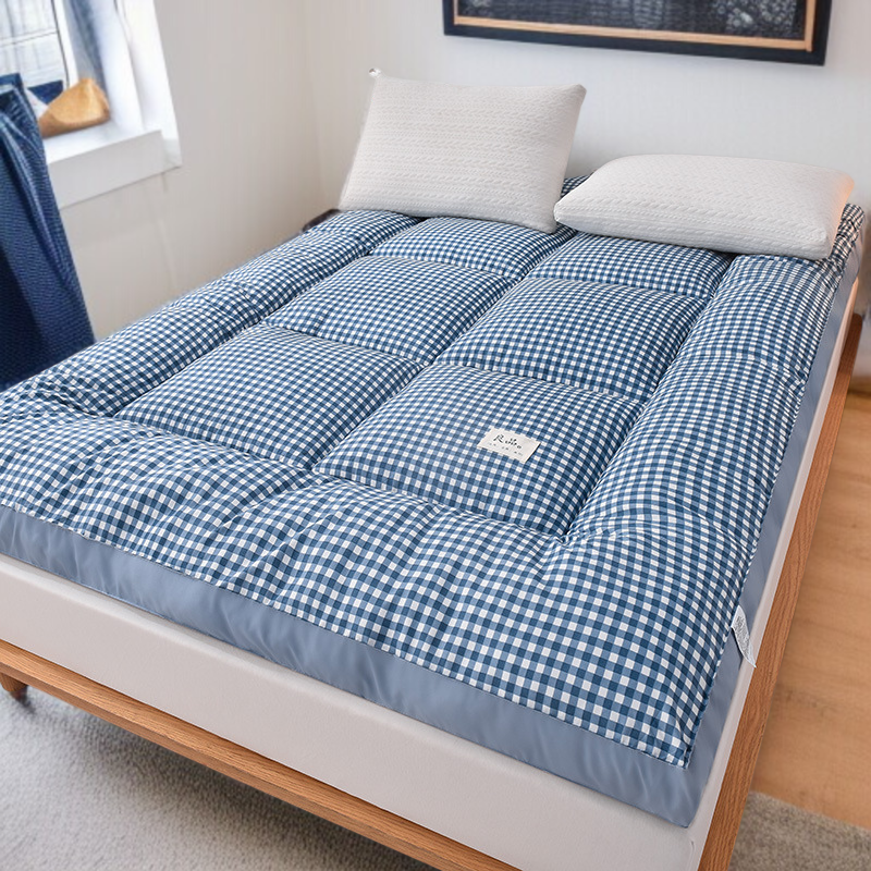 기숙사 학생 매트리스 두꺼운 진드기 방지 매트리스 이불 보호대 피부 친화 벨벳 학생 기숙사 요 접이식 침대 쿠션