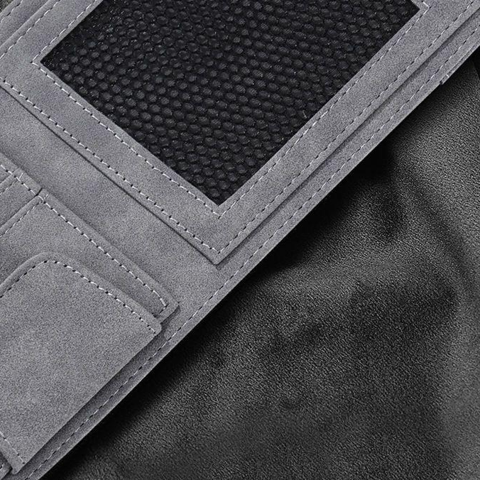 Multifunktionale Sonnenblende Auto Aufbewahrungstasche Leder Karten- und Brillenhalter