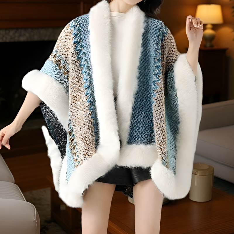 여성 바캉스 머플러 숄 망토