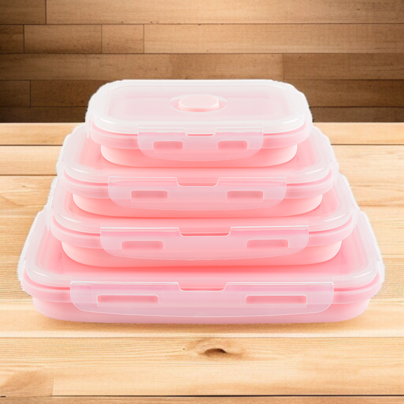 折疊便當盒容量展示