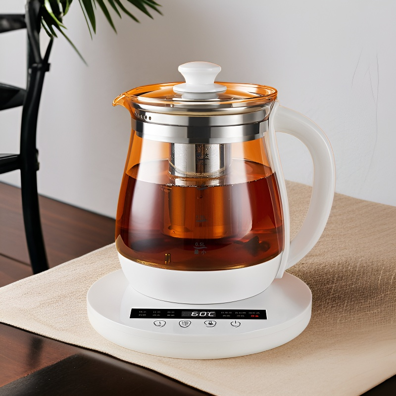 Multifunctional fully automatic tea brewing and health-preserving kettle