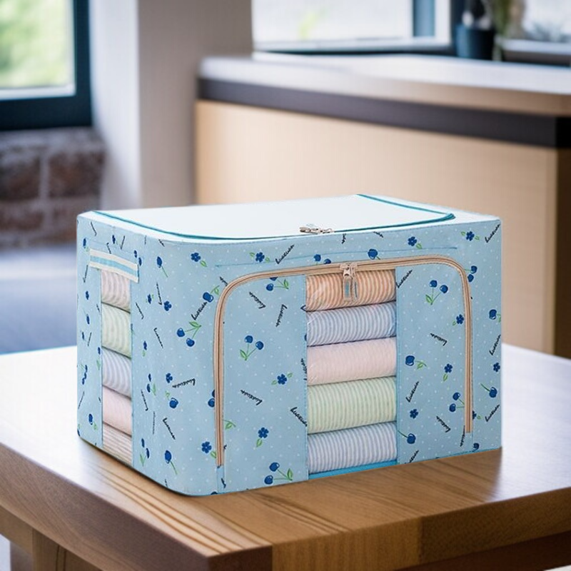 가정용 수납함 접이식 백납장 의류 정리함 이불 수납함 가정용 옷장 수납