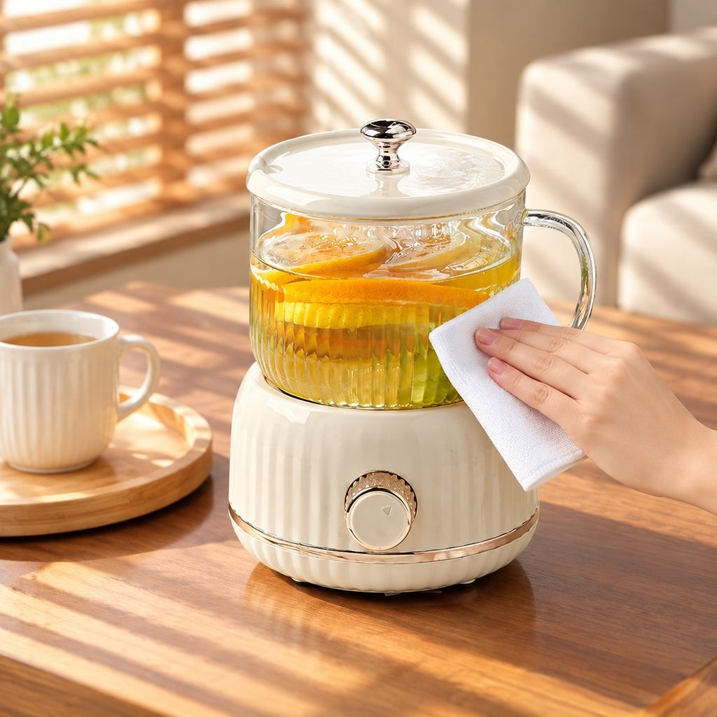 Multi-function stewing and boiling kettle for herbal teas