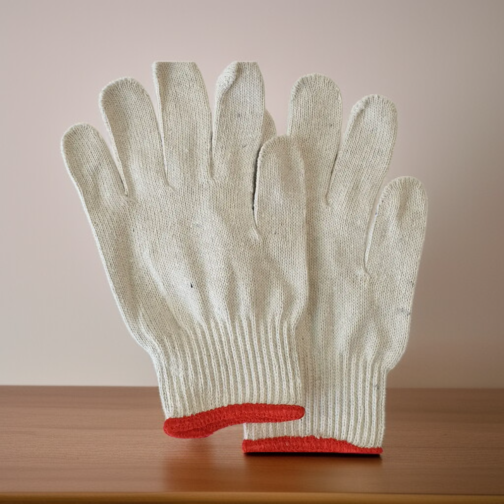 두꺼운 미끄럼방지 면사 나일론 안전장갑