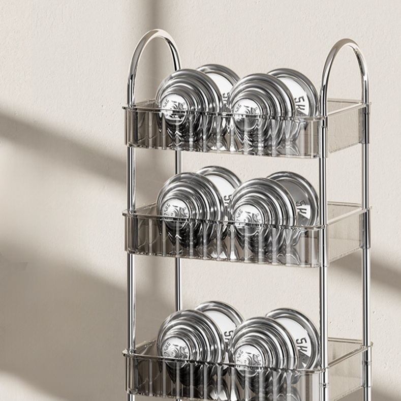 Detachable Kitchen Storage Trolley Multi-functional Organizer Shelf