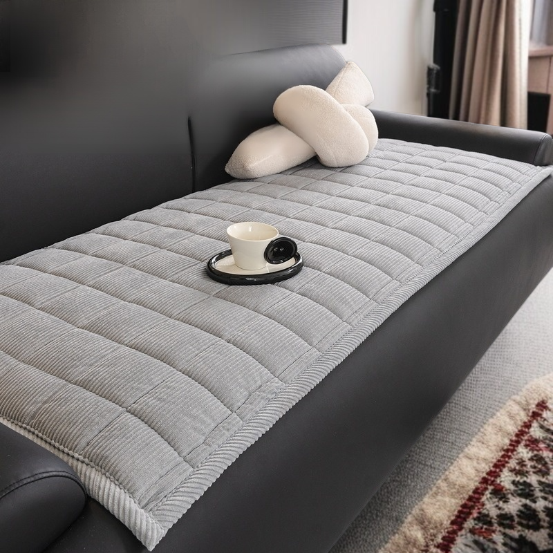 지중해 스타일 두꺼운 소파 쿠션 두꺼운 코듀로이 세탁기 플러스 쿠션 미끄럼 방지 방석 미끄럼 방지 쿠션 두꺼운 소파 쿠션