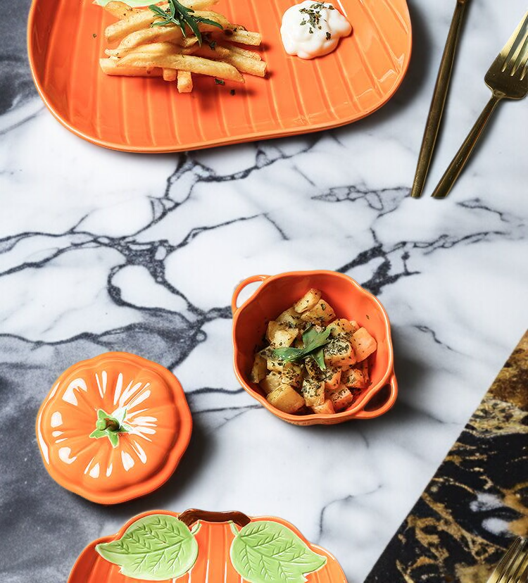 食品を保存しているセラミックバイアルボウル