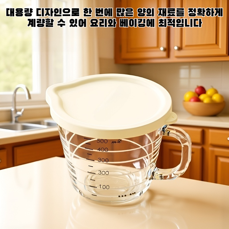 대용량 유리 계량컵