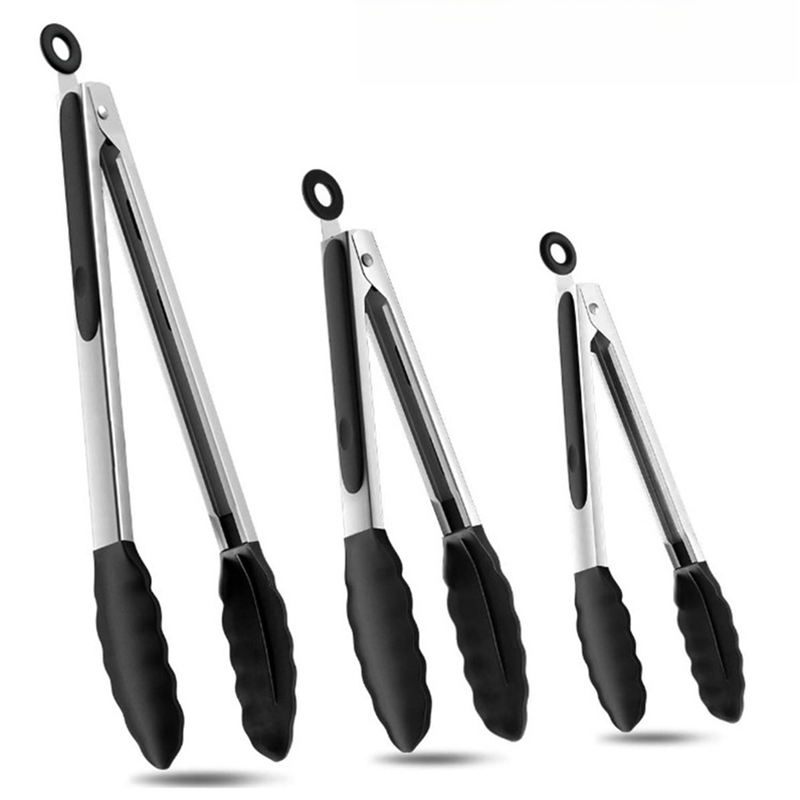Silicone food tongs