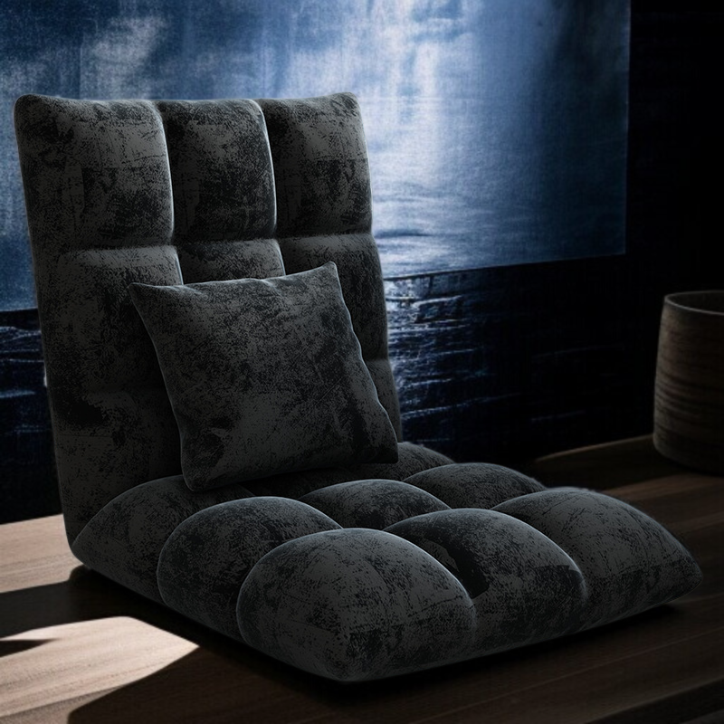 Cute folding floor chair lazy sofa bed single dormitory bedroom balcony tatami