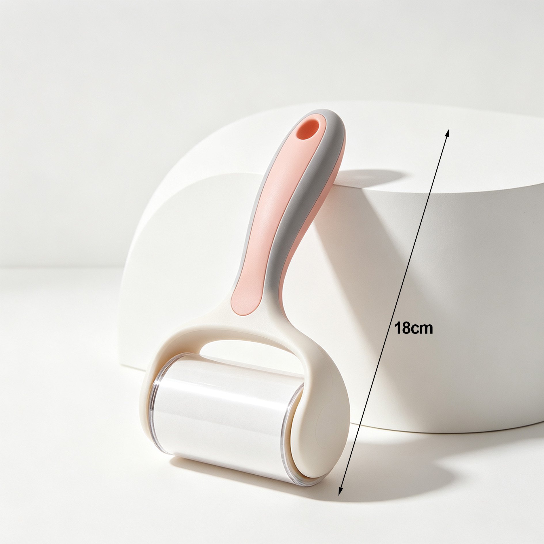 Portable lint roller for travel and home use