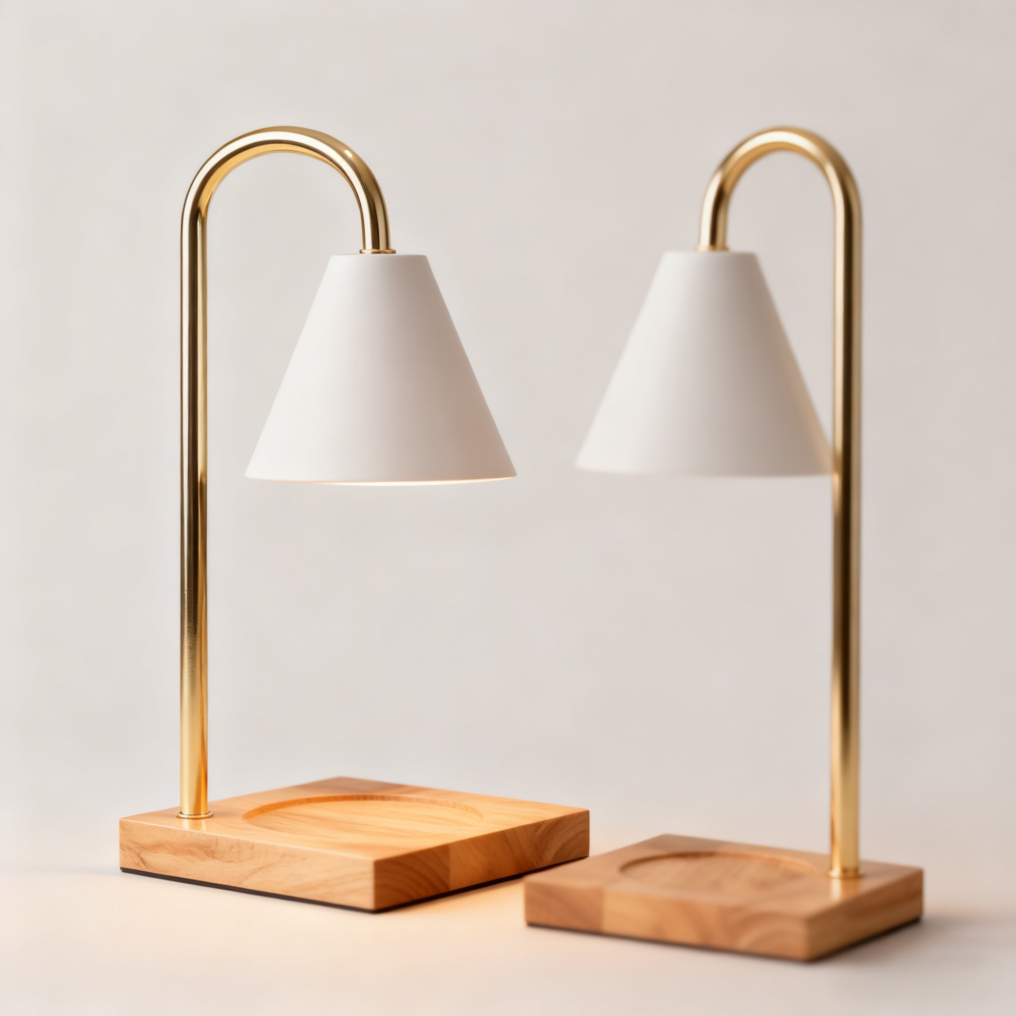 Detailní pohled na aromalampu s jemným světlem