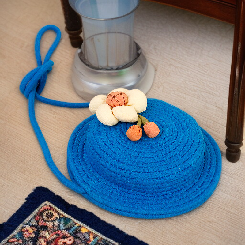 Süße runde Stroh-Umhängetasche für Mädchen, Prinzessinnen-Geldbörse