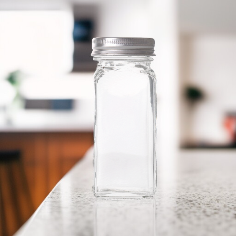 Multifunctional Glass Spice Jar