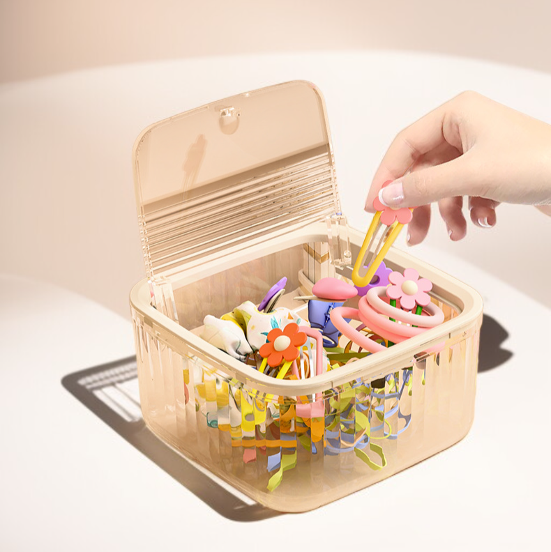 旅行にも最適なヘアアクセサリー収納ケース